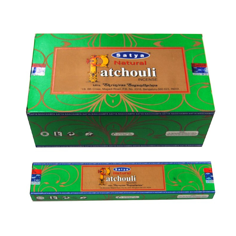 SATYA NATURAL PATCHOULI ( 12 x 15 GRS )