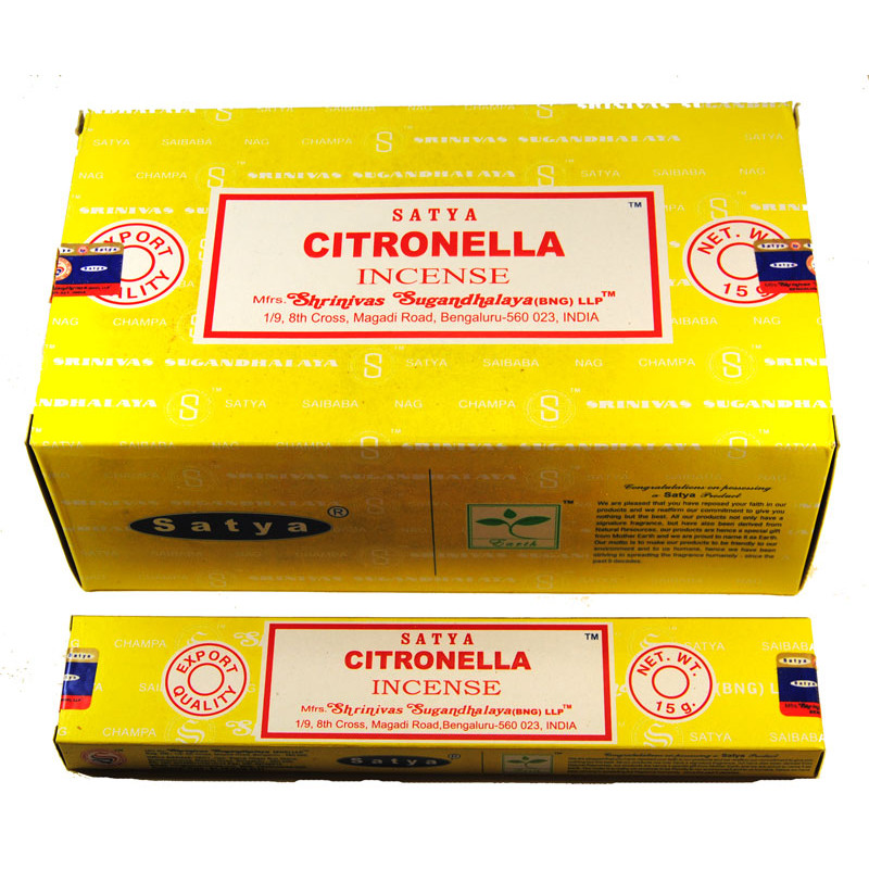 SATYA CITRONNELLE (12x15 GRS)