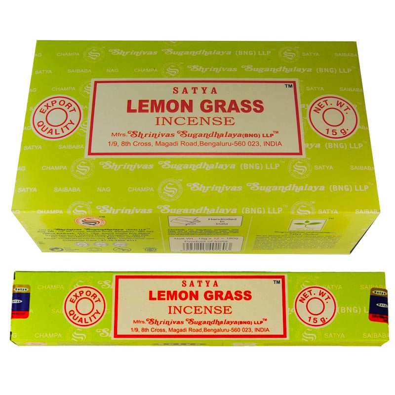SATYA LEMONGRASS (12x15 GRS)