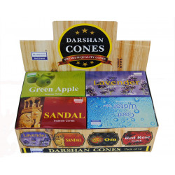 DARSHAN COLLECTION CONES (12 boites de 10 cones)