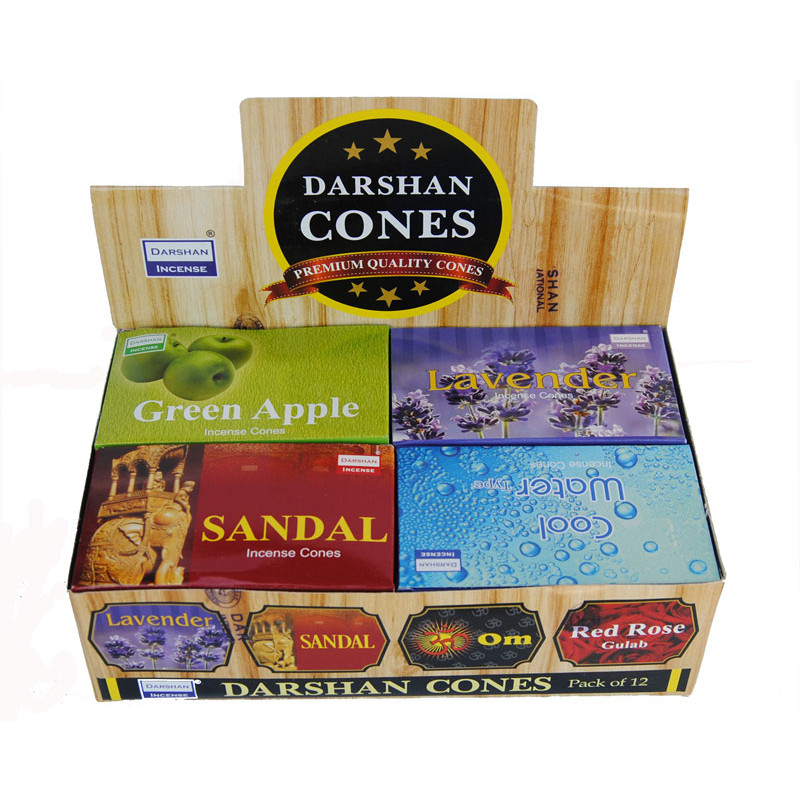 DARSHAN COLLECTION CONES (12 boites de 10 cones)