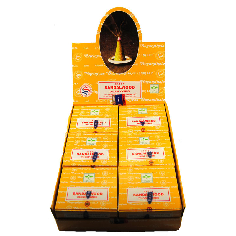 SATYA SANDALWOOD CONES (12x12)