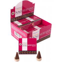 GOLDEN NAG MEDITATION CONES (12 x 10 CONES)
