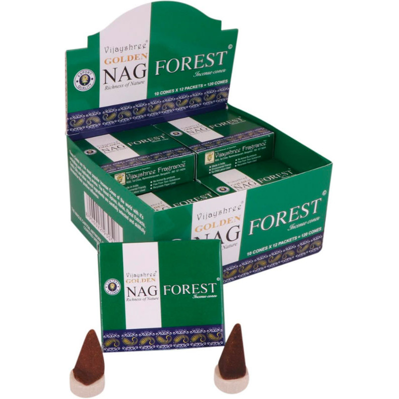 GOLDEN NAG FOREST CONES (12 x 10 CONES)