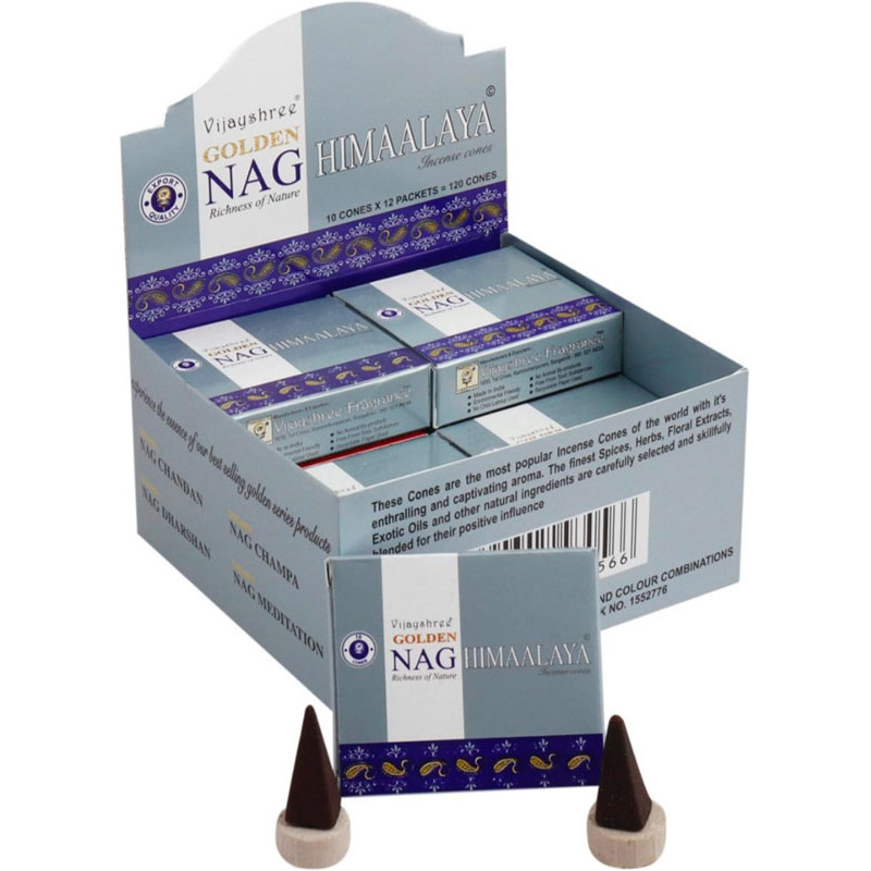 GOLDEN NAG HIMALAYA CONES (12 x 10 CONES)