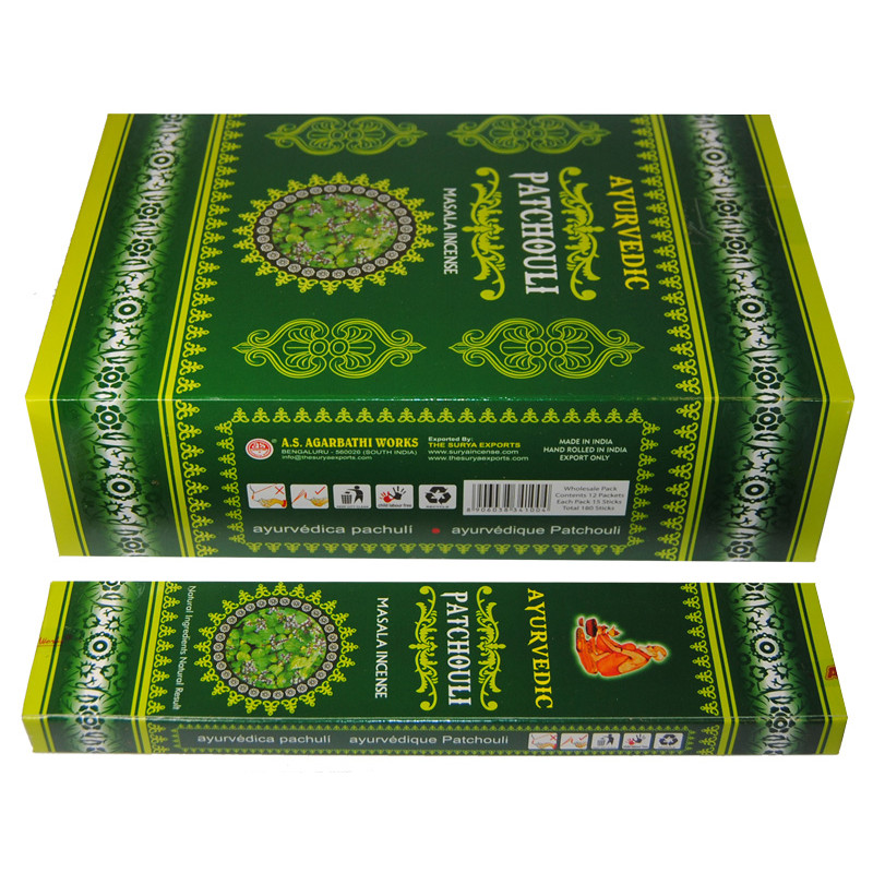 AYURVEDIC PATCHOULI (12 x 15 GRS)