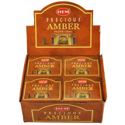 HEM CONES PRECIOUS AMBRE (12 x 10 CÔNES)
