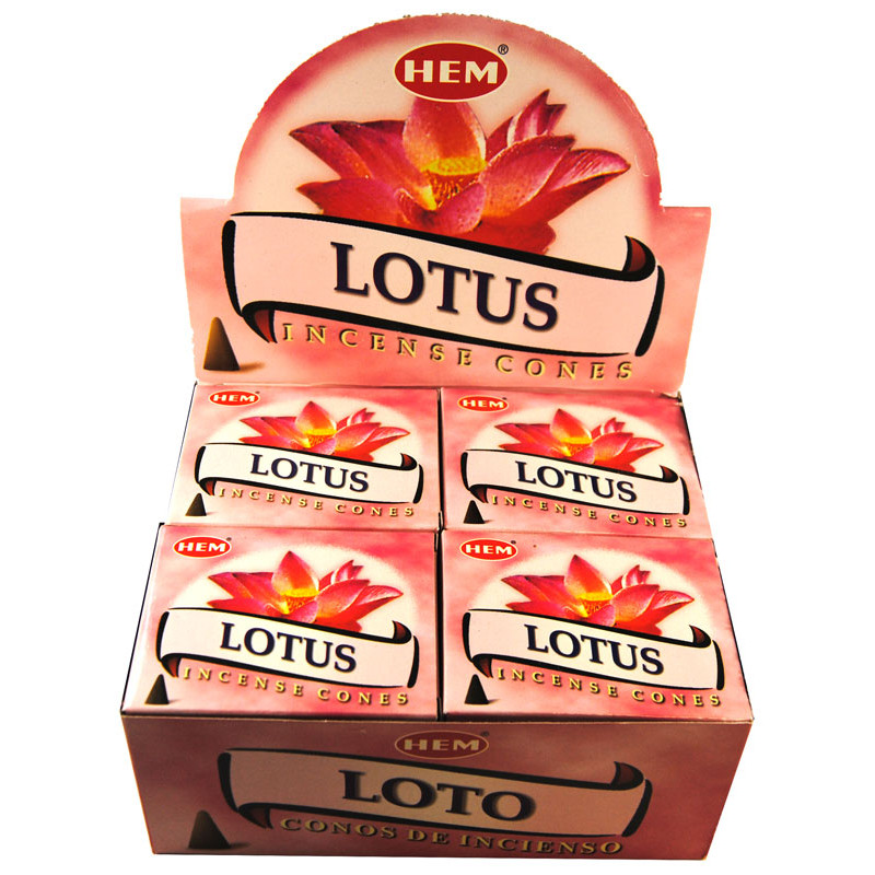 HEM CONES LOTUS (12 x 10 CÔNES)