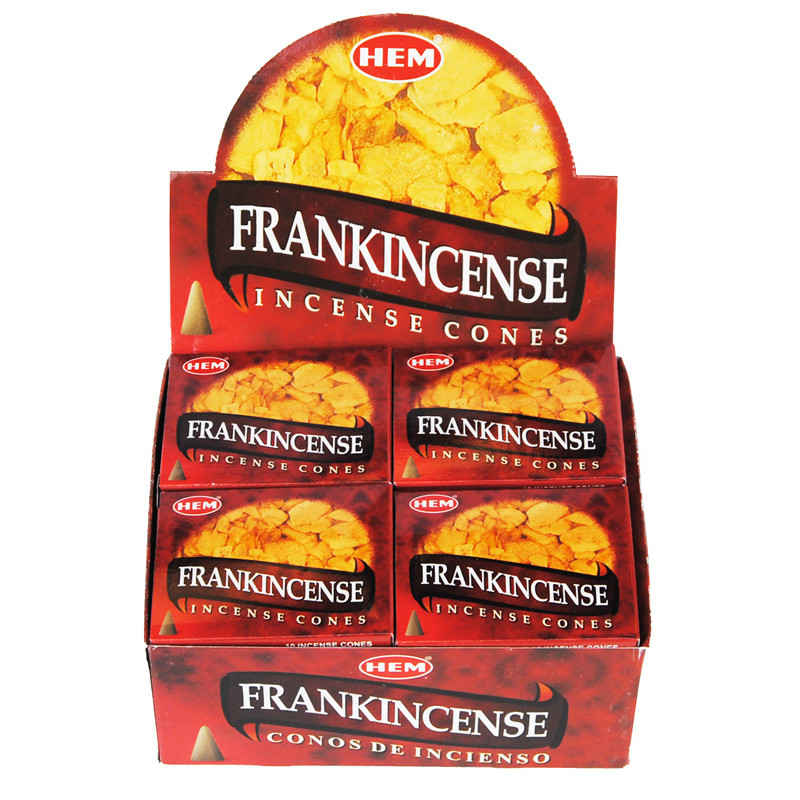 HEM CONES FRANKINCENSE (12 x 10 CÔNES)