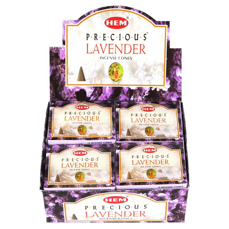 HEM KEGEL KOSTBARER LAVENDEL (12 x 10 KEGEL)