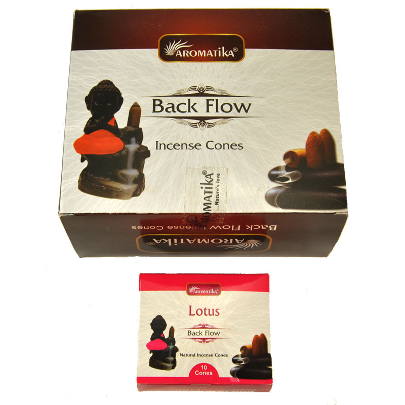 AROMATIKA LOTUS CONES REFLUX (12 X 10 CONES)