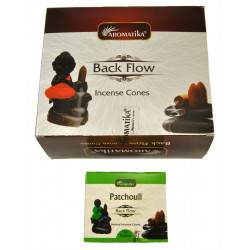 AROMATIKA PATCHOULI CONES REFLUX (12 X 10 CONES)