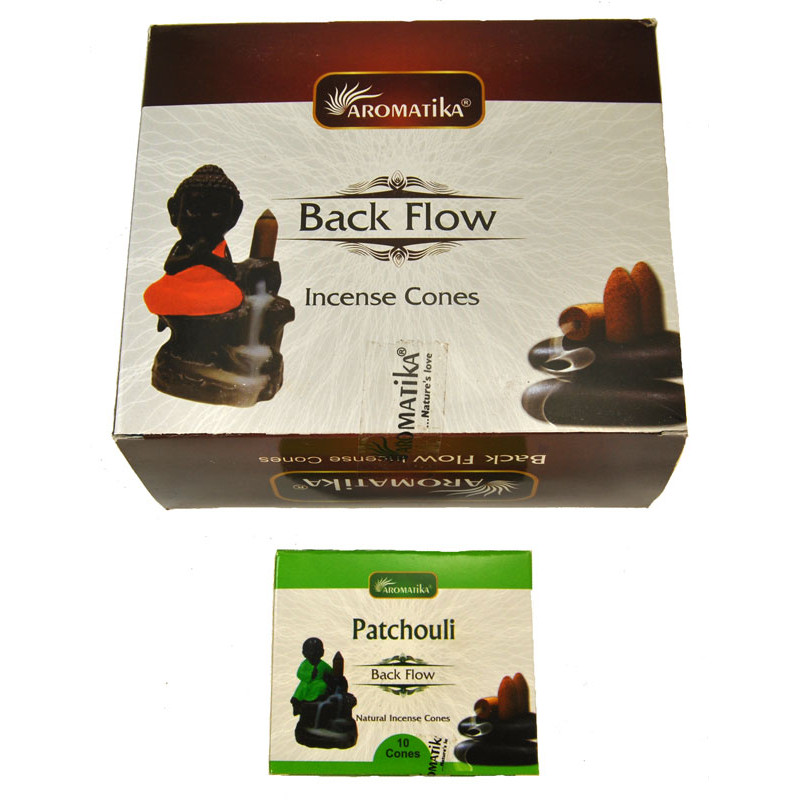 AROMATIKA PATCHOULI CONES REFLUX (12 X 10 CONES)