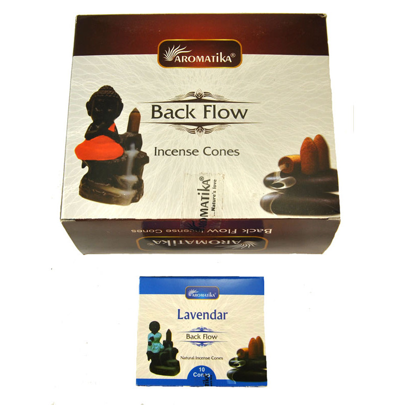 AROMATIKA LAVENDER RUCKFLUSSKEGEL (12 X 10 KEGEL) AROMATIKA LAVENDER RUCKFLUSSKEGEL (12 X 10 KEGEL)