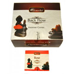 AROMATIKA ROSE CONES REFLUX (12 X 10 CONES)