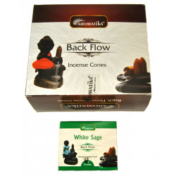 AROMATIKA SAUGE BLANCHE CONES REFLUX (12 X 10)