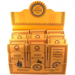 AYURVEDIC BOIS DE SANTAL CONES REFLUX (12 X 10)