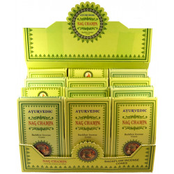 AYURVEDIC NAG CHAMPA CONO DE REFLUJO (12 X 10 CONO)