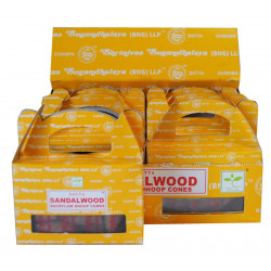 SATYA BOIS DE SANTAL CONES REFLUX (6 X 24 CONES)