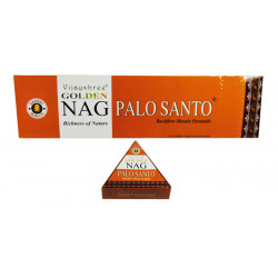 GOLDEN NAG PALO SANTO CONES REFLUX (12 X 10 CONES)