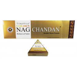 GOLDEN NAG CHANDAN CONES REFLUX (12 X 10 CONES)