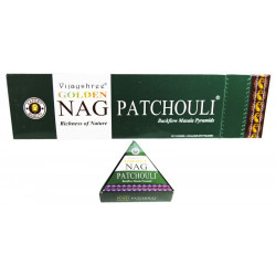 GOLDEN NAG PATCHOULI CONES REFLUX (12 X 10 CONES)