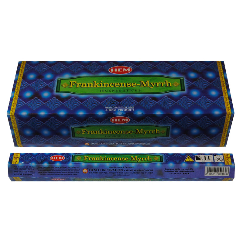HEM FRANKINCENSE AND MYRRH (6 X 20 sticks)