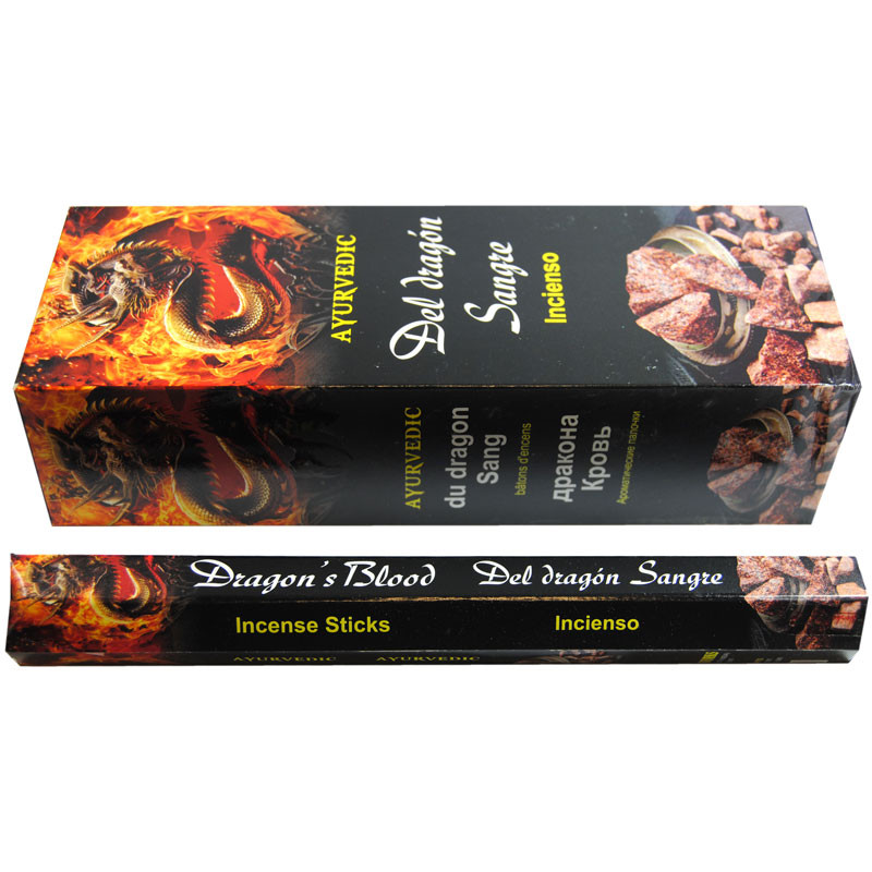 AYURVEDIC SANGUE DI DRAGO (6 x 20 bastoncini)