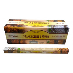 TULASI FRANKINCENSE ET MYRRHE (25 x 8 batonnets)