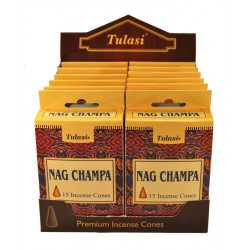 TULASI CONES NAG CHAMPA  (12 x 15 cones)