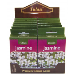 TULASI CONES JASMIN (12 x 15 cones)