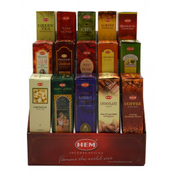 HEM INCENSE display boxes for hexagonal