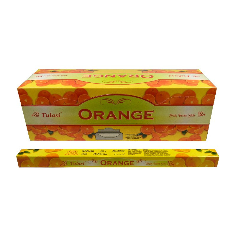 Tulasi arancia (25 x 8 bastoni)