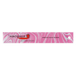AUROSHIKHA INCENSE AFRICAN VIOLET (10 x 10 GRS)
