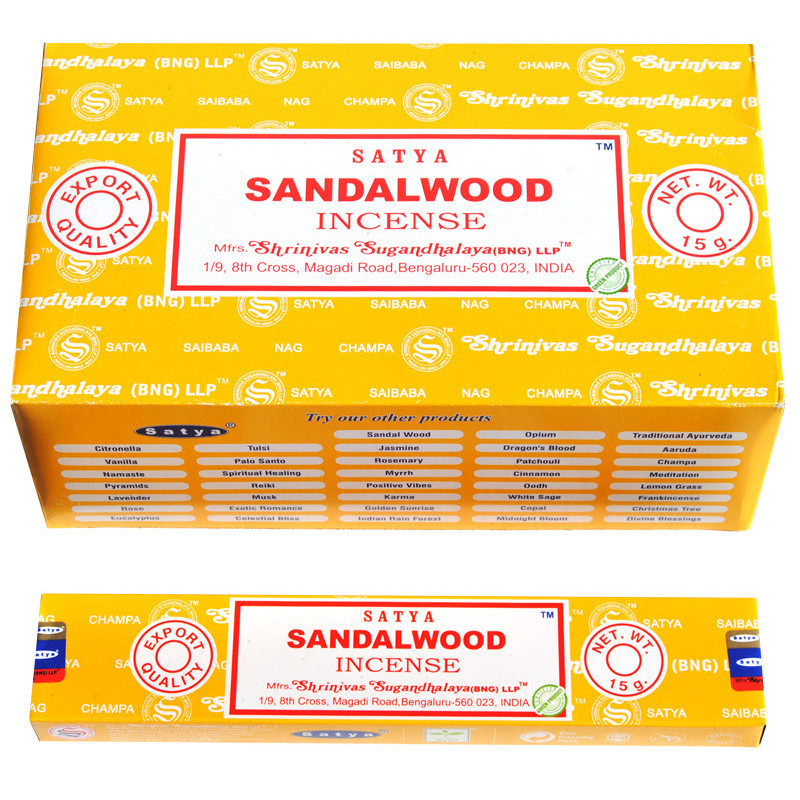 SATYA SANDALWOOD (12x15 GRS)