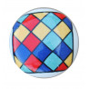 Boutons de tiroirs en faience multicolor motif mosaique