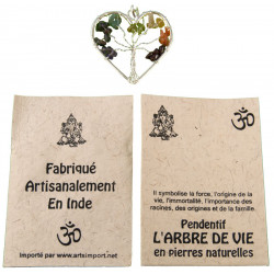 Pendentif arbre de vie (coeur)