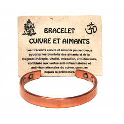 Bracelet Cuivre et Aimants