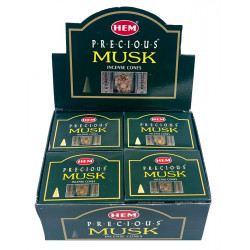 HEM CONES PRECIOUS MUSK (12 x 10 CONES)