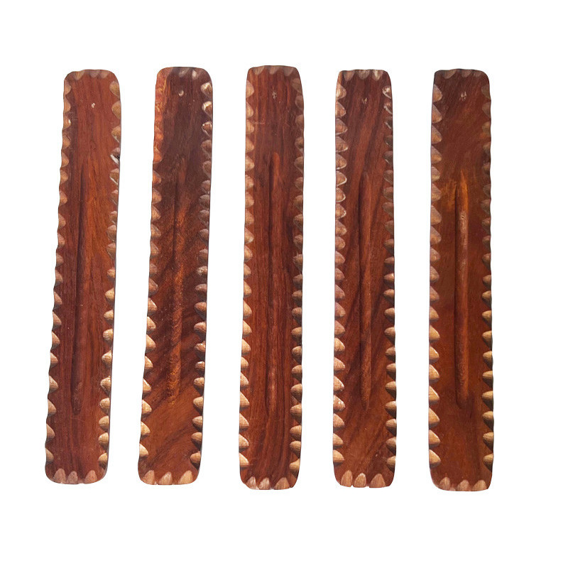 inciensario de madera tallada 26 cm